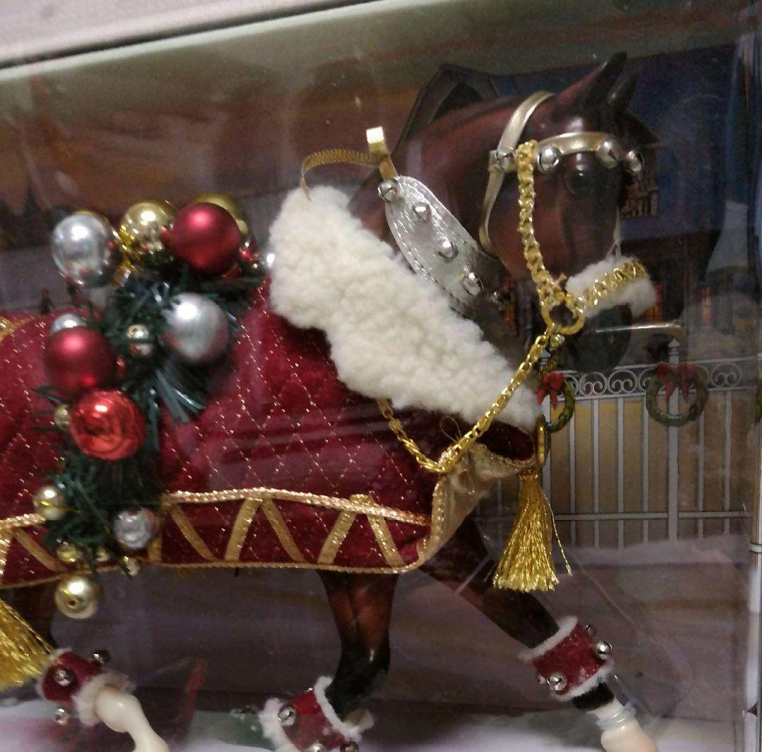 【希少】Breyer 乗馬クリスマスホース