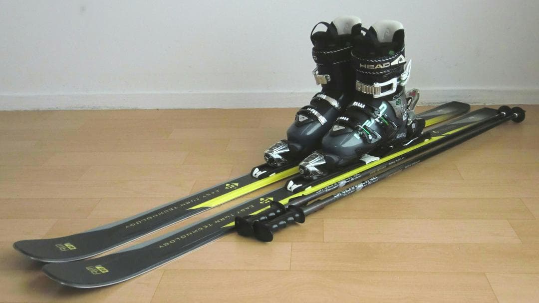 ■■送料無料■メンズスキーフルセット■板156靴26-26.5■メンテ付■■