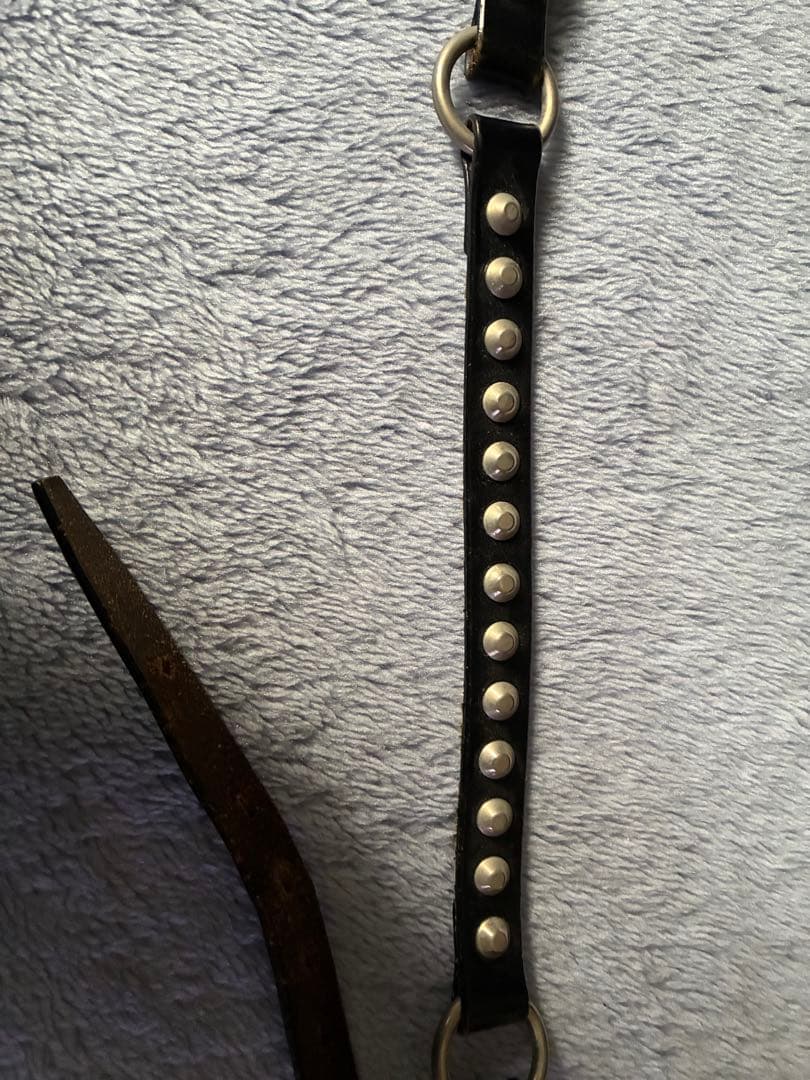 HYSTERIC スタッズ付きレザーベルト