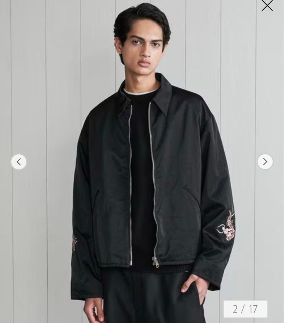 【極美品】＜H＞スリーブエンブロイダリー スポーツジャケット