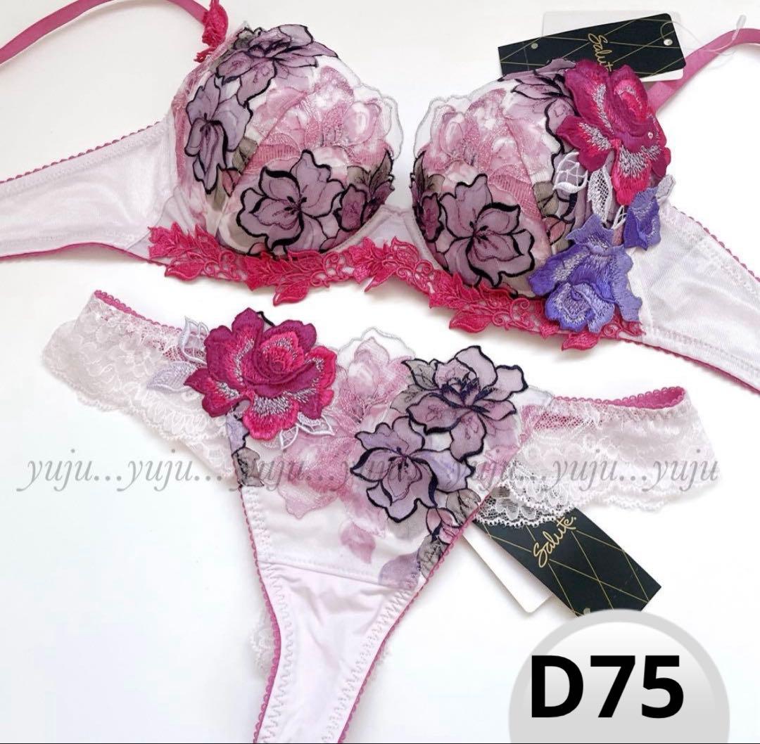 ワコール/サルート 06G 新品タグ付 P-upブラソング D75