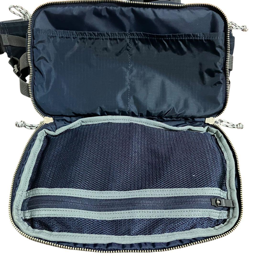未使用級✨ポーター ボディバッグ HYPE ウエストバッグ ネイビー ナイロン