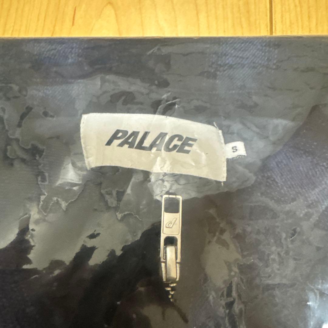 トップス palace skateboards zip up shirt navy