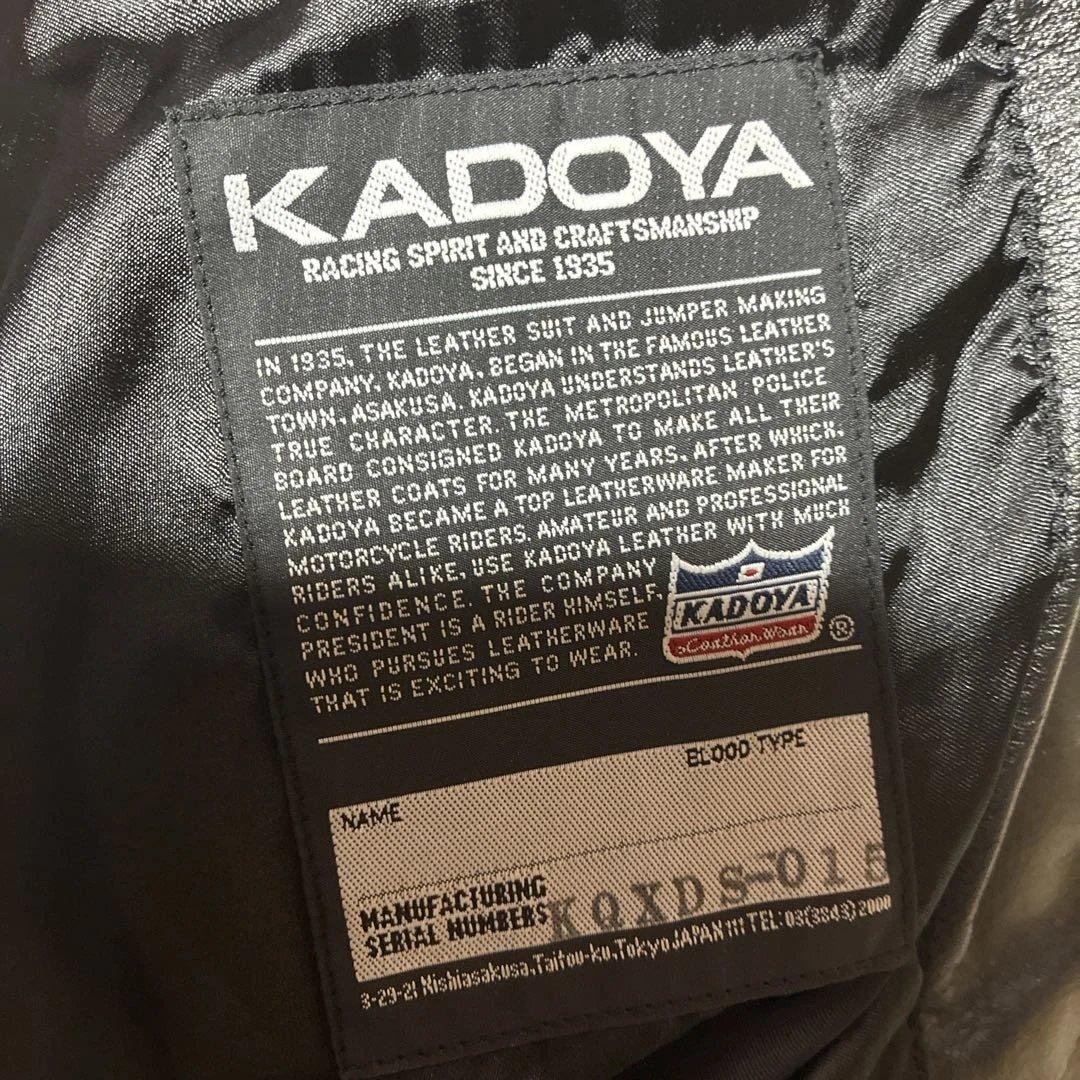 KADOYA ダウンジャケット　牛革　レディース