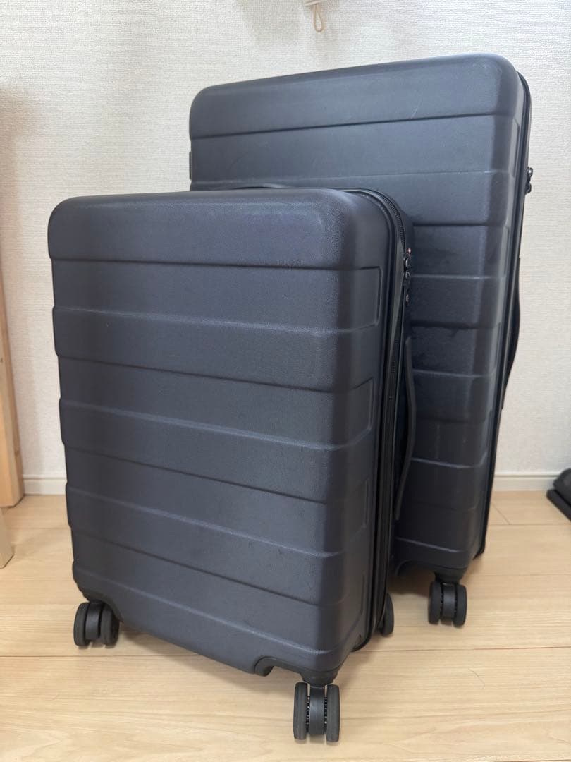 無印 ネイビー 63L 36L スーツケース キャリーケース 無印良品