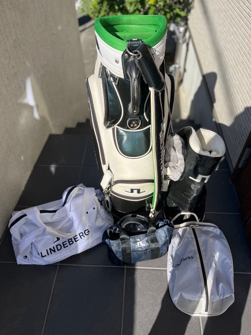 J.リンドバーグ　ゴルフキャディバッグセット　ボールポーチ追加