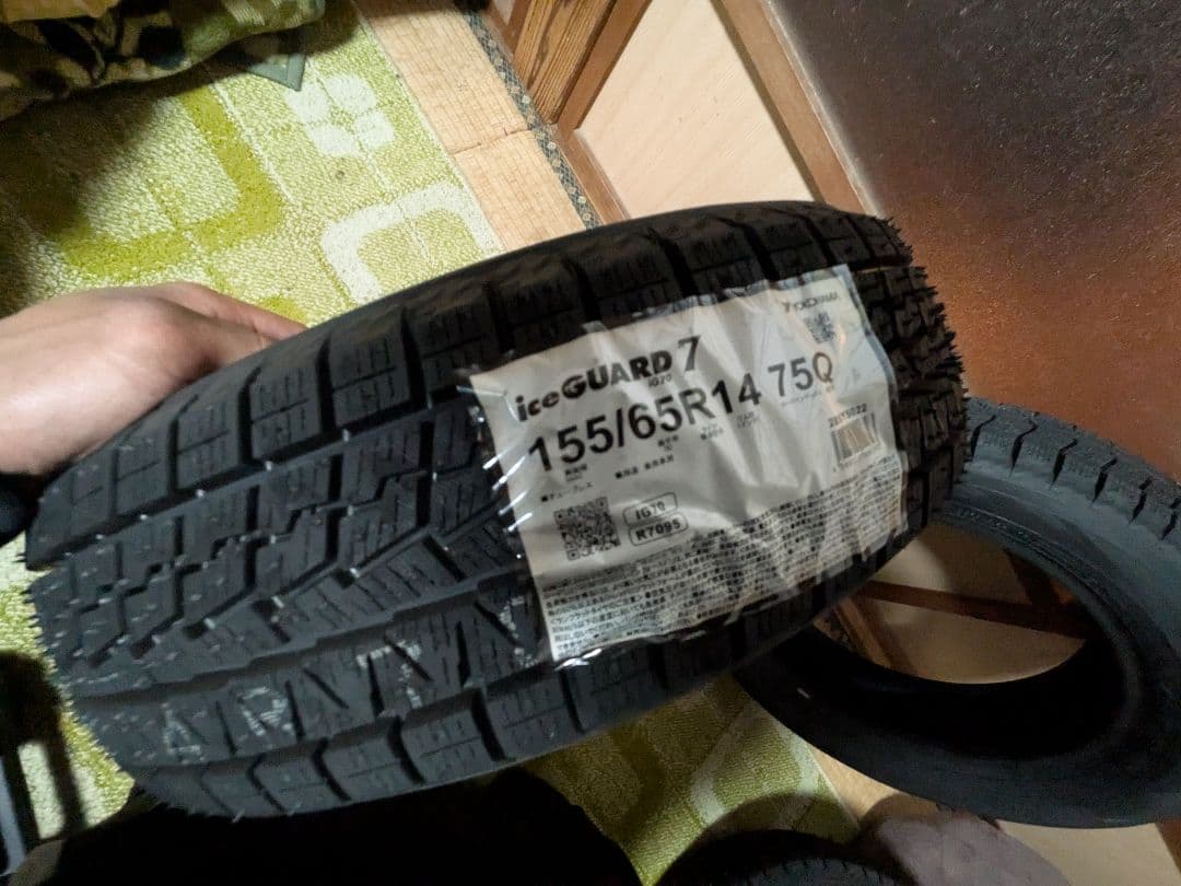 パ*カ様 YOKOHAMA iceGUARD7 スタッドレス 155/65R14