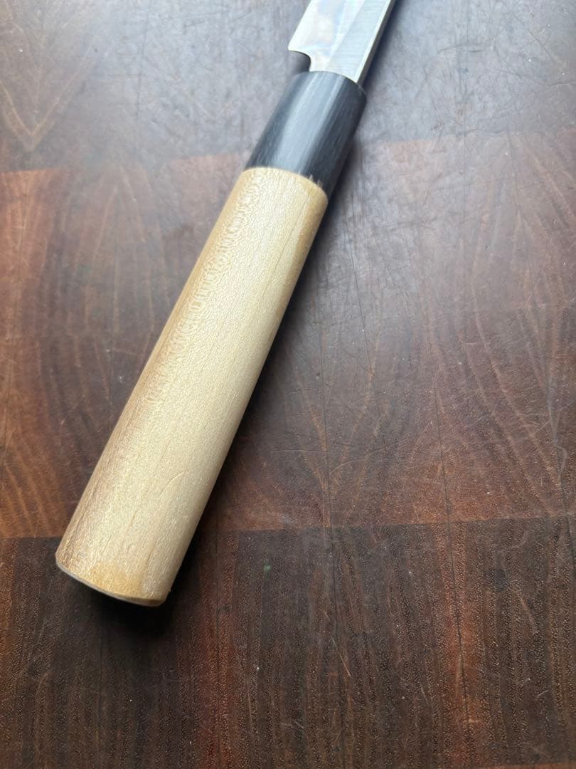 堺打刃物　霞　柳刃　240mm 包丁　白鋼　和包丁　 刺身　研ぎ磨き済　釣り