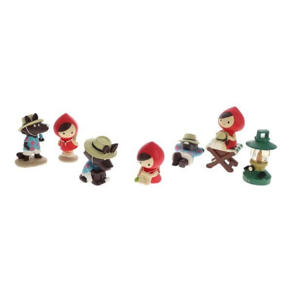 デコレ 色々な赤ずきんとオオカミのセット