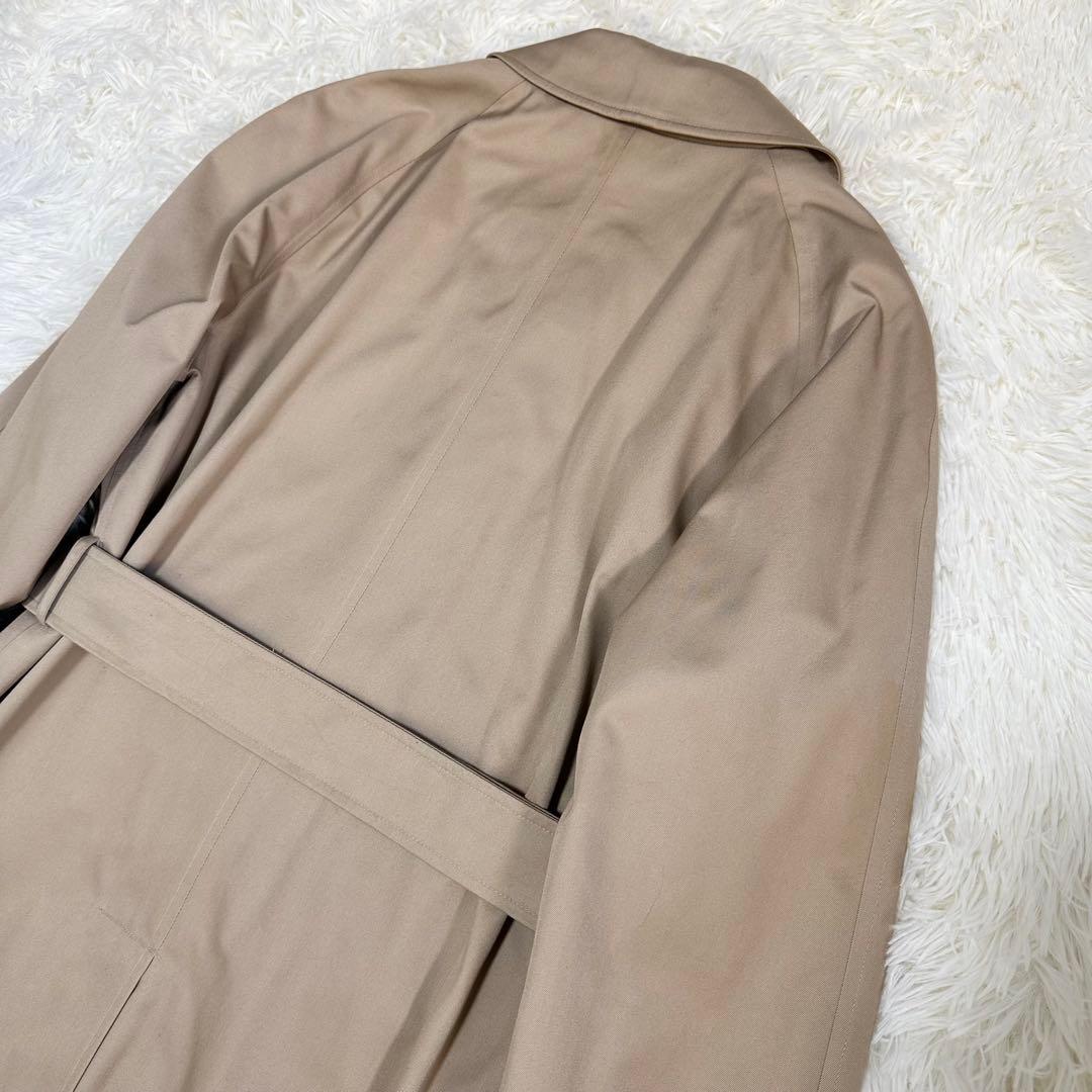 バーバリーロンドン ベージュ バルマカーンコート ノバチェック ベルト 英国製