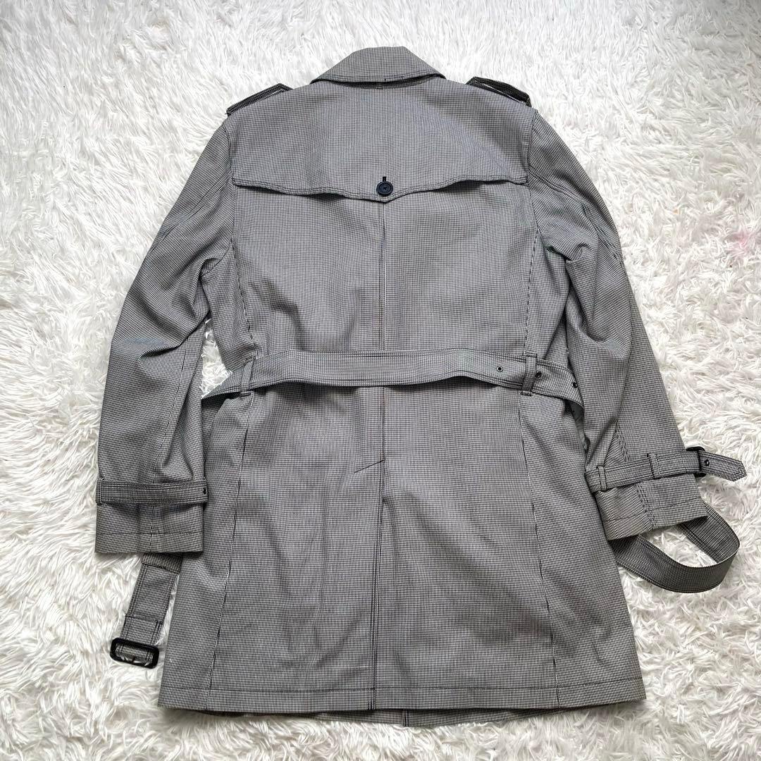 美品✨バーバリーブラックレーベル トレンチコート ライナー 千鳥格子 サイズL