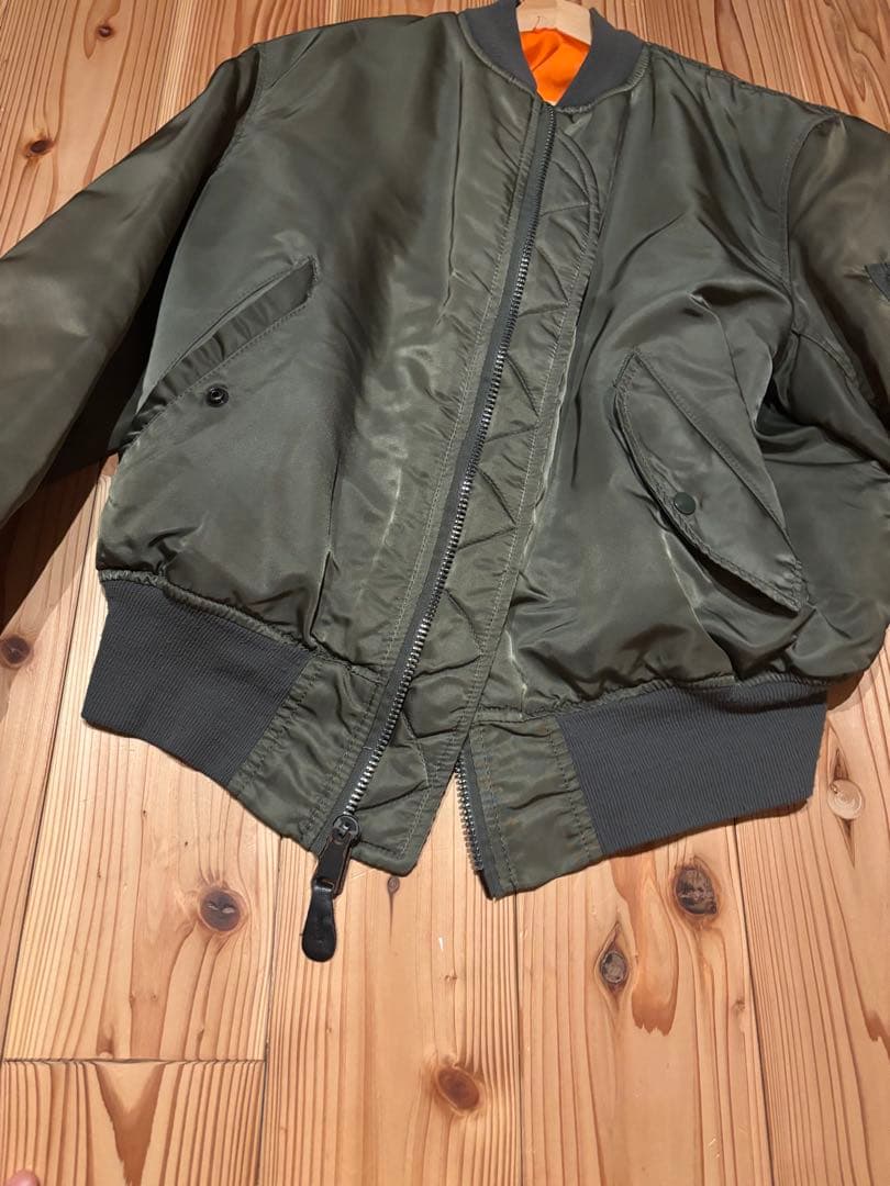 ALPHA MA-1 USA製　Lサイズ