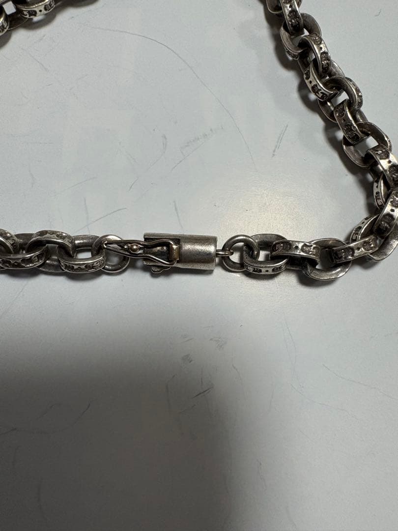 クロムハーツ ペーパーチェーンブレスレット　8インチ
