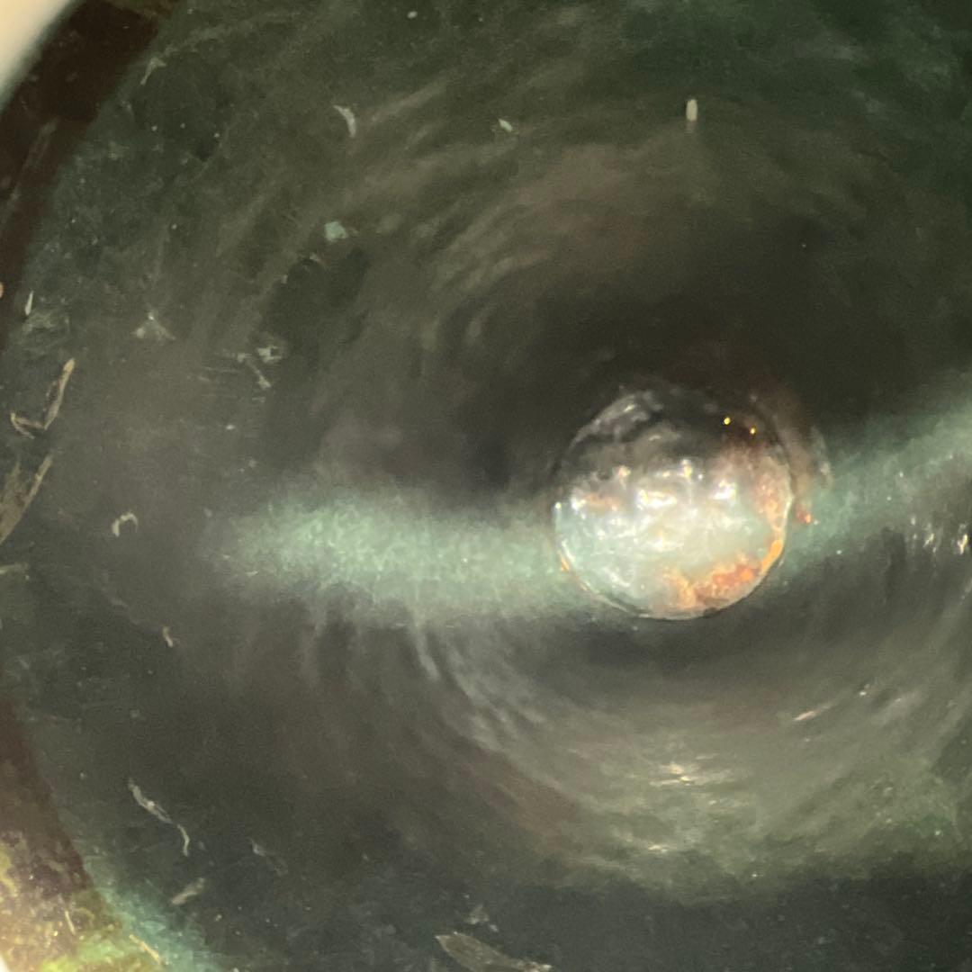 時代　和物七宝一対花瓶　高さ約25㎝　東Y7-0522②タサコサ