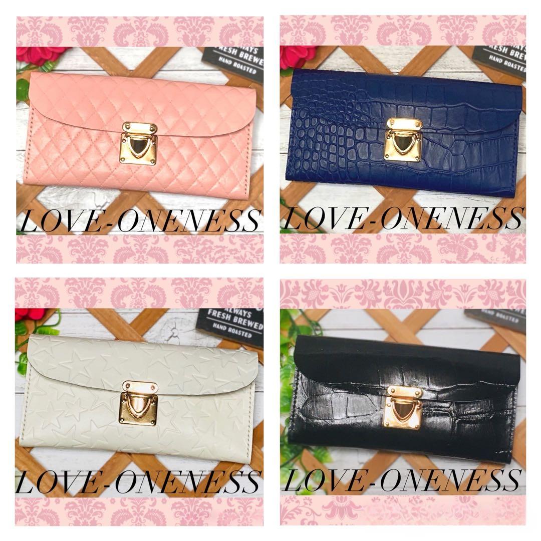 ❤️【完璧メロン♪】高級感×シンプルデザインの大人オシャレで超可愛い総本革長財布♪