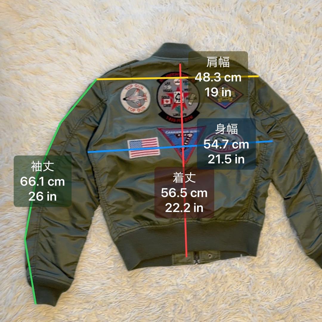 AVIREX L-2B ブラックエース MA-1 フライトジャケット ブルゾン
