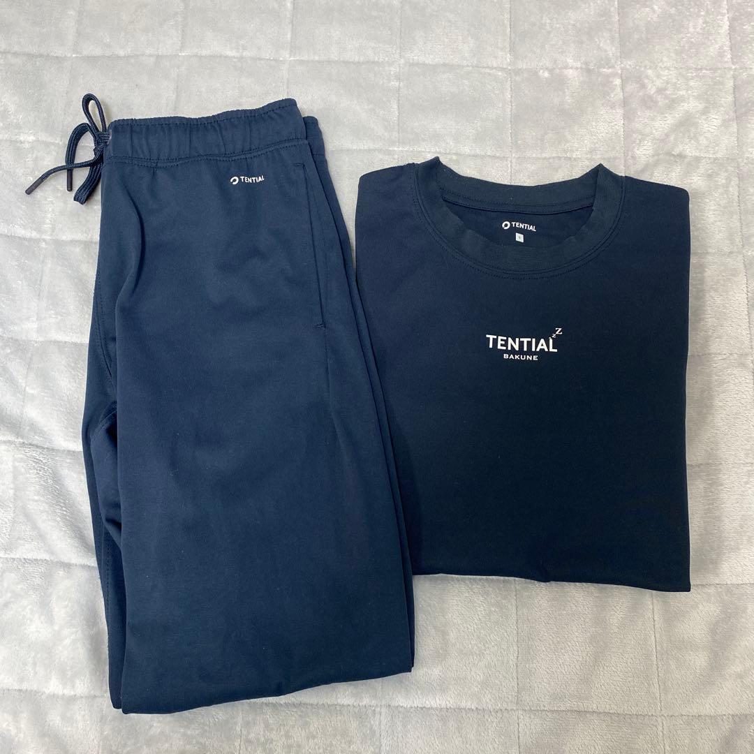 BAKUNE Dry 上下セットネイビー S 長袖長ズボン