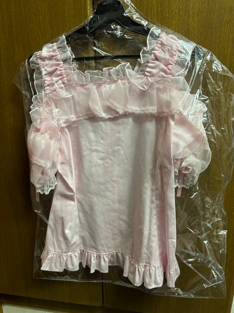 Angelic Pretty フリルシースルーオフショルダーブラウス