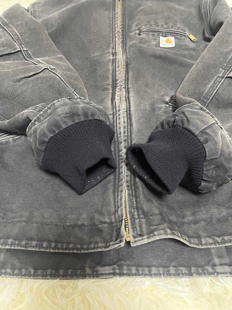 [良フェード] Sサイズ　カーハート　シエラジャケット　ブラック