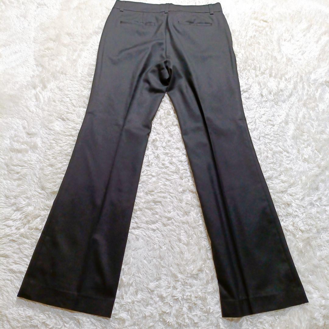 大きいサイズ UNTITLED アンタイトル パンツスーツ XL ブラックシルク