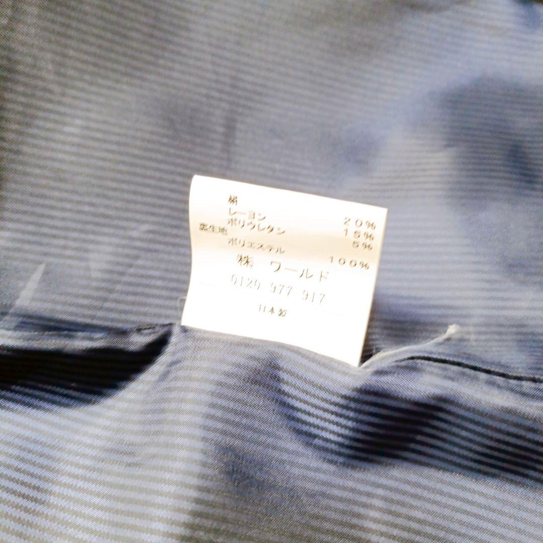 大きいサイズ UNTITLED アンタイトル パンツスーツ XL ブラックシルク