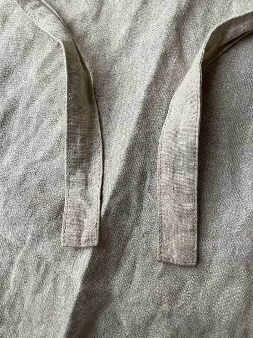 ARTS&SCIENCE アーツ&サイエンス エプロン ベージュ 生成り 9