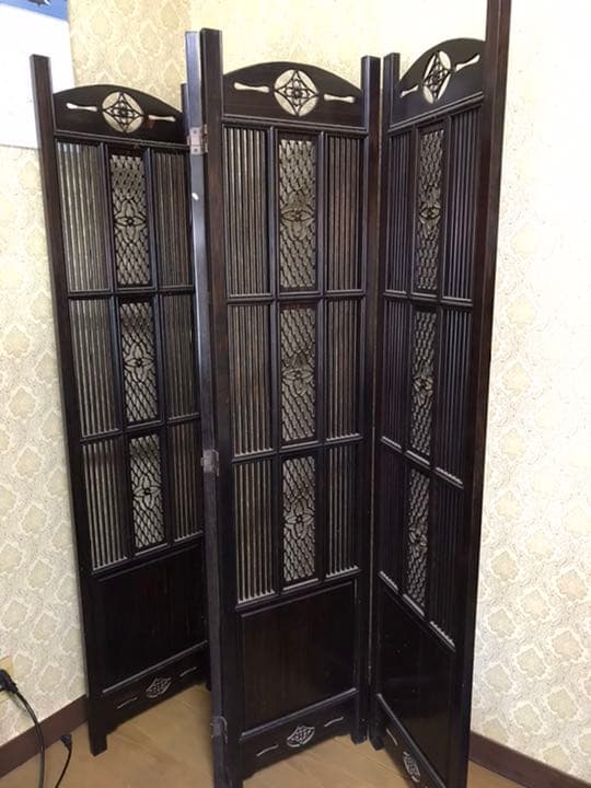 黒檀パーテーション