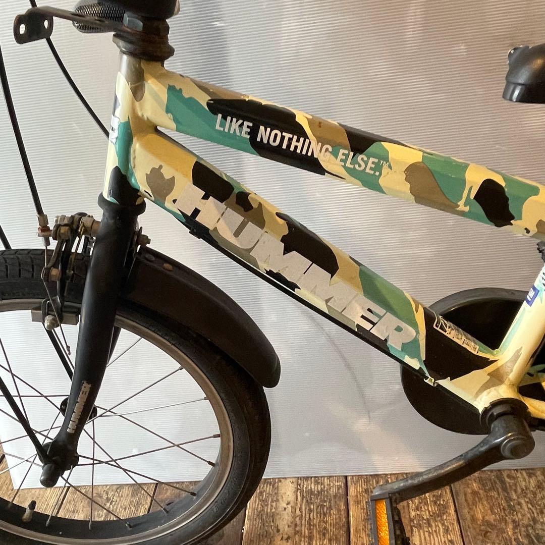 HUMMER　ハマー　子供用自転車　ジュニア　18インチ　カゴ無し　サイクリング