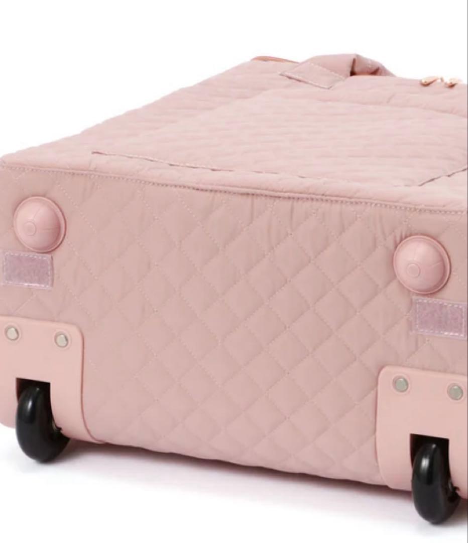 送料無料 Francfranc キルティング ソフトキャリーバッグ ピンク