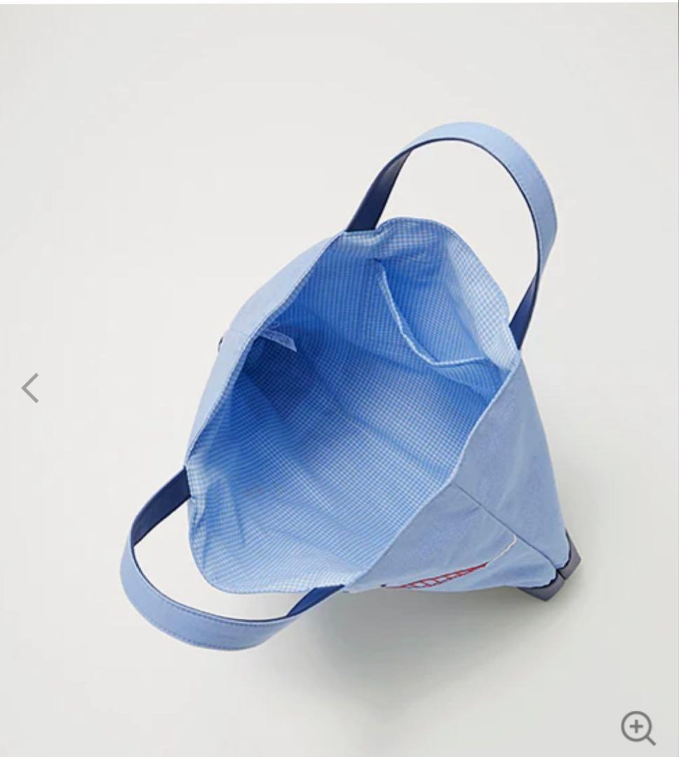 新品同様 ファミリア 神戸 デニム バッグ 本店 限定