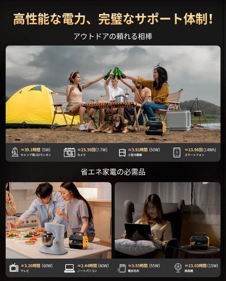 【新品】VTOMAN FlashSpeed 300 ポータブル電源 230Wh