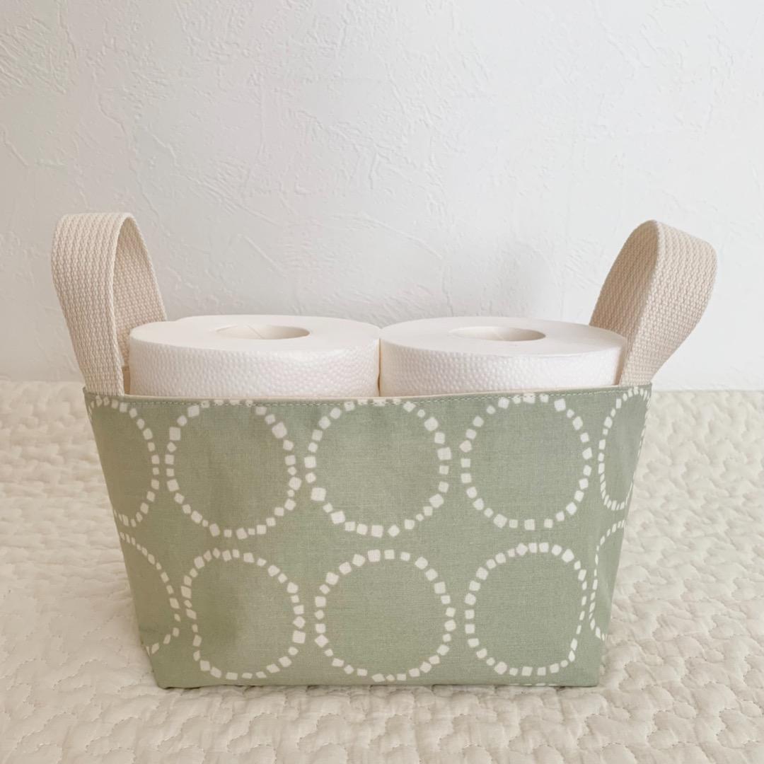 ファブリックバスケット*handmade*