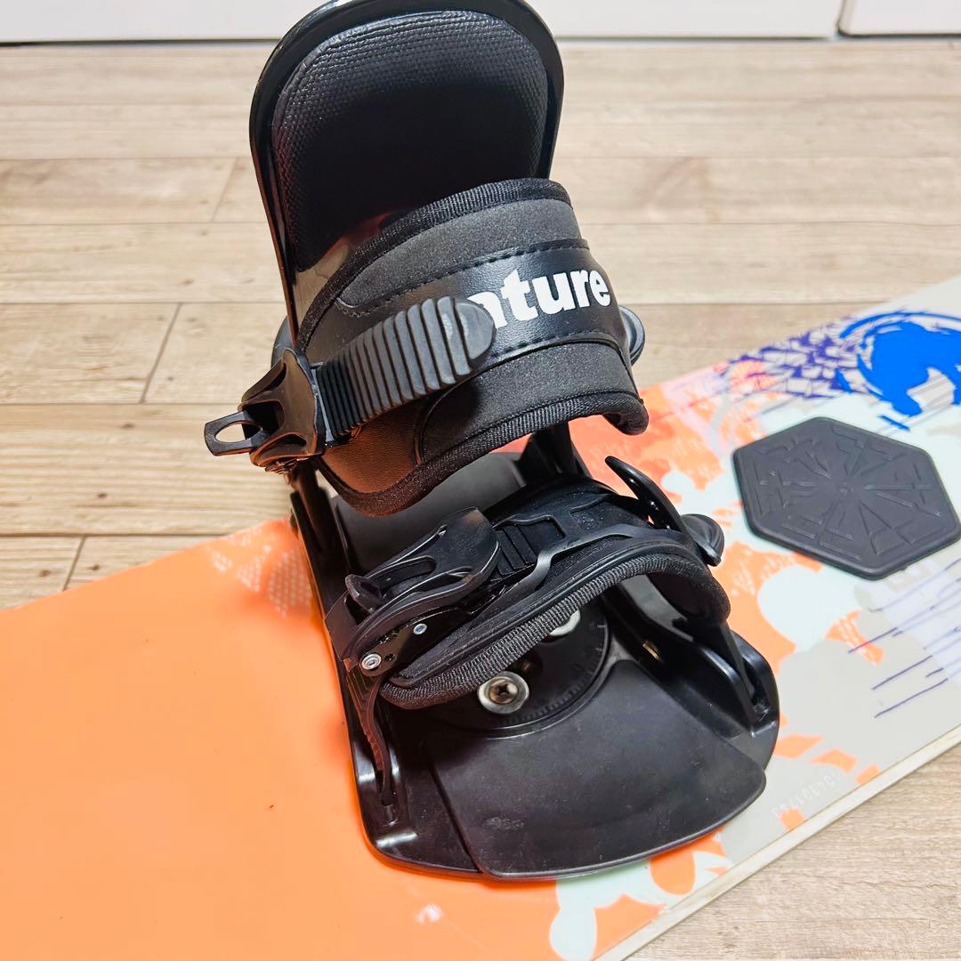 BURTON キャンバーボード フリースタイル 143cm ビンディングセット