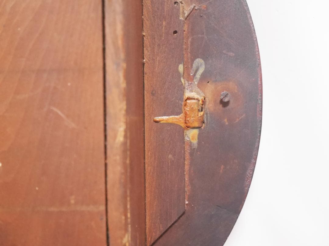 動作品★アンティーク　EIKOSHA　英工舎　ゼンマイ式　柱時計◆中古