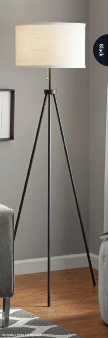 トリポッド　フロアランプ　フロアライト　ライトスタンド（布シェード）