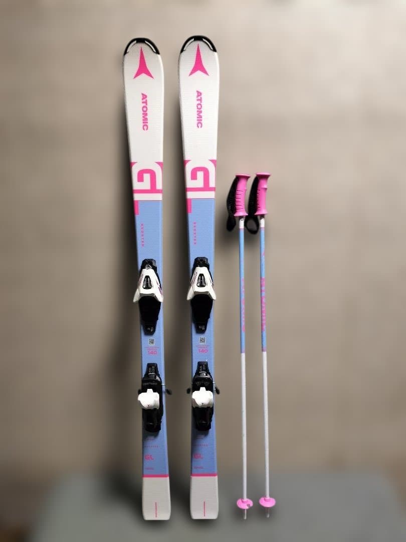 【美品】ATOMIC アトミック ジュニア スキー 3点セット140cm