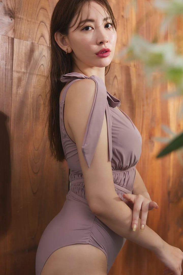 水着・ラッシュガード herlipto Corse Ribbon Swimsuit Black