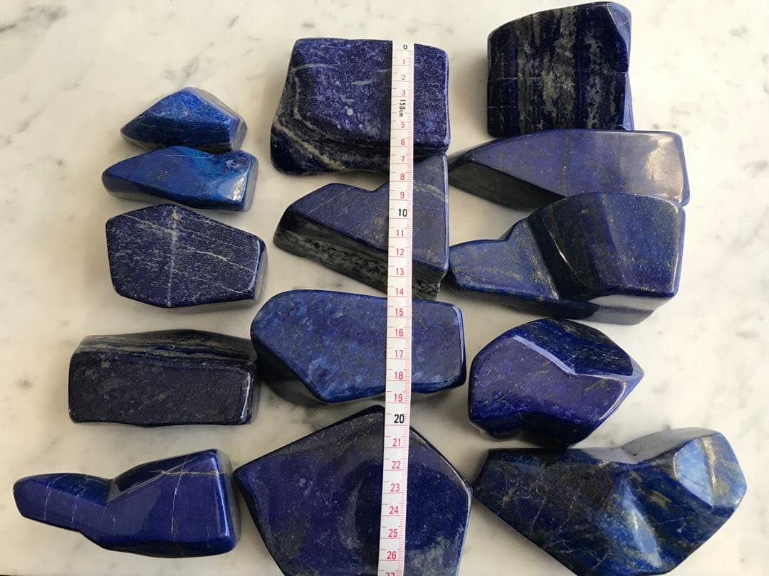 天然ラピスラズリ14個セット(5,357g)