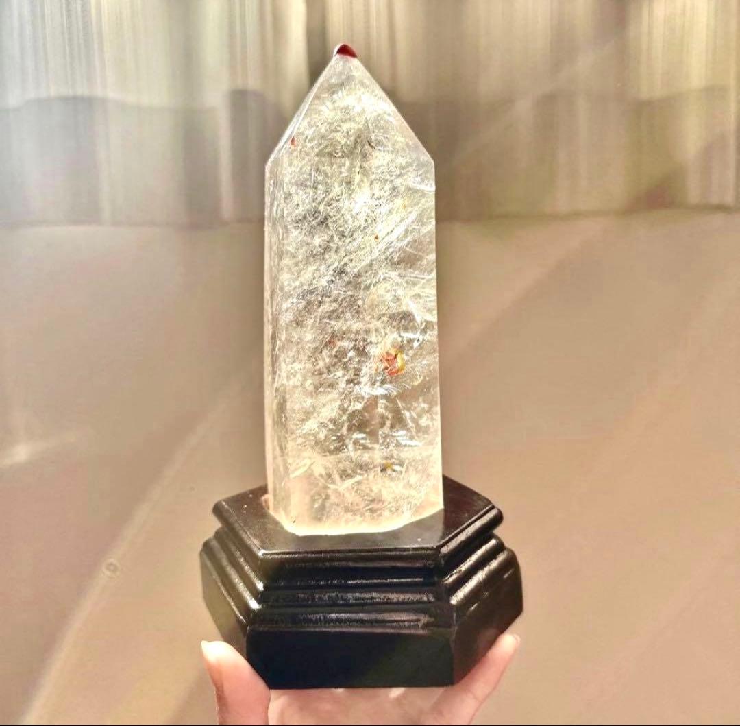 オーロラクォーツ　ライモナイト　ポイント　タワー　天然石