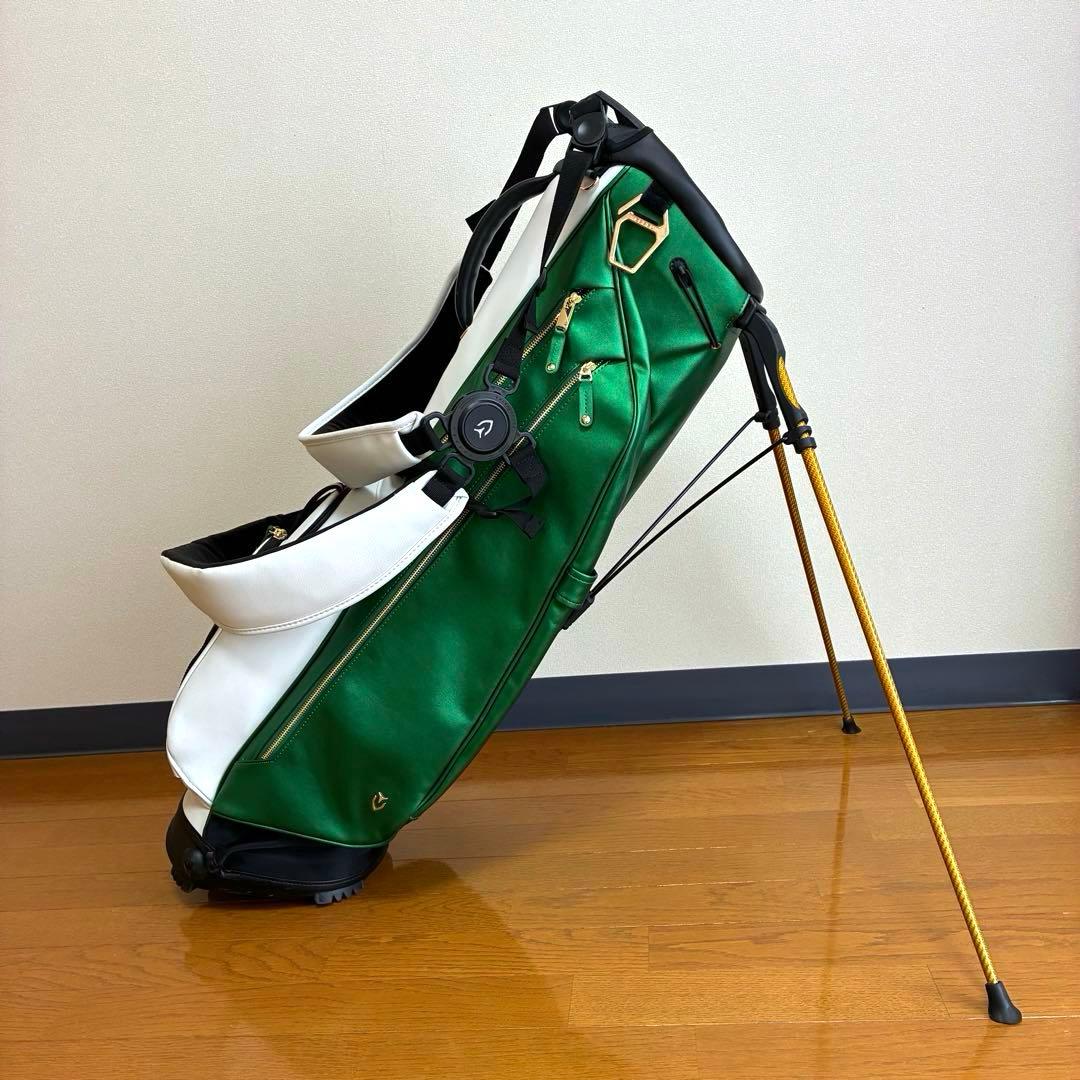 【美品】ベゼル VESSELゴルフスタンドキャディバッグ7.5型ダブルストラップ