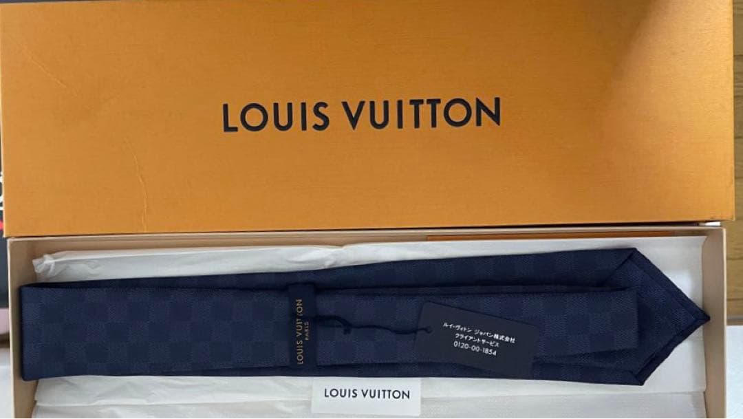 【未使用】LOUIS VUITTON クラヴァット・ダミエ クラシック