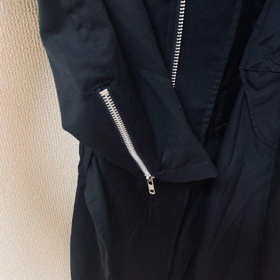BLACK COMME des GARCON ライダースコート　ねじれ　黒　XL