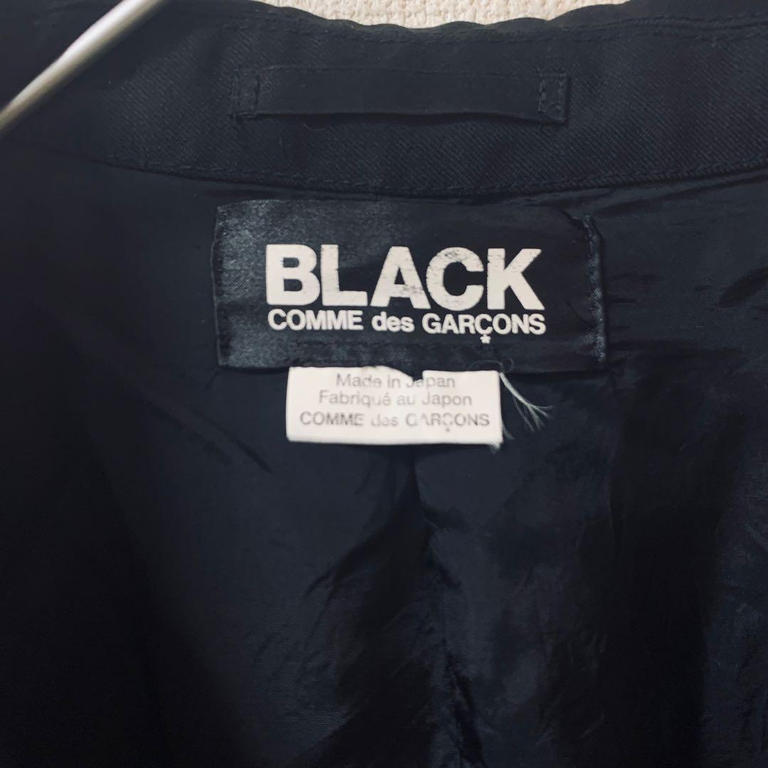 BLACK COMME des GARCON ライダースコート　ねじれ　黒　XL