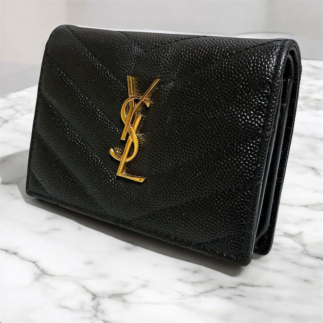 Saint Laurent サンローラン 二つ折り財布 モノグラム ウォレット