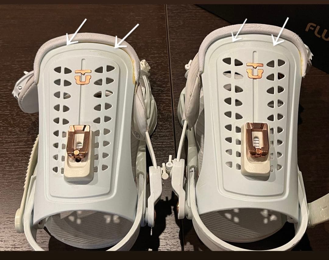 TRILOGY スノーボードビンディング ホワイト