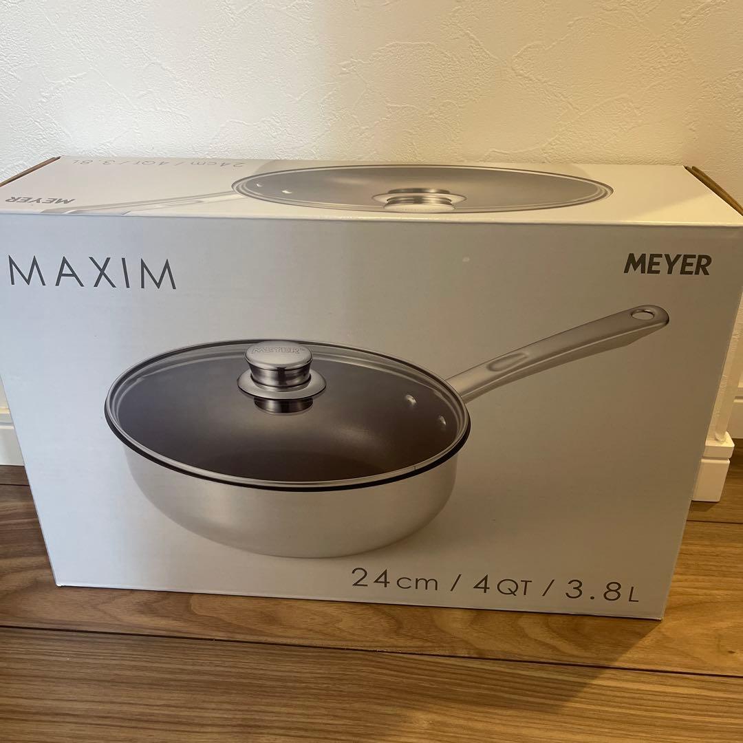 MEYER MAXIM 24cm フライパン　蓋付き