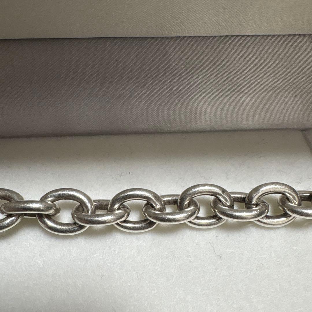 インチ エリプス スターリングシルバー チェーン ブレスレット