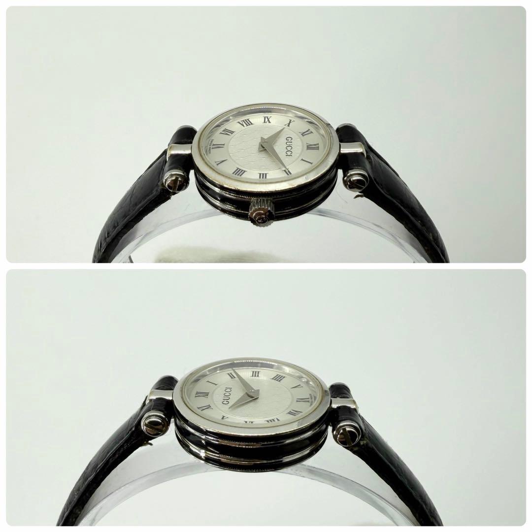 【稼働/純正】グッチ 2040L 腕時計 サイドシェリー ローマン レディース