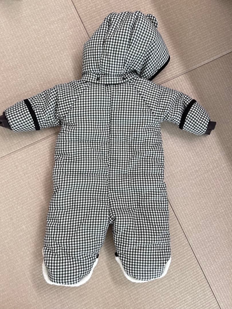 familiar チェック柄アウター 70