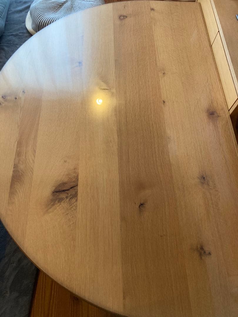 HIDA 森のことば 半円形リビングテーブル 飛騨産業